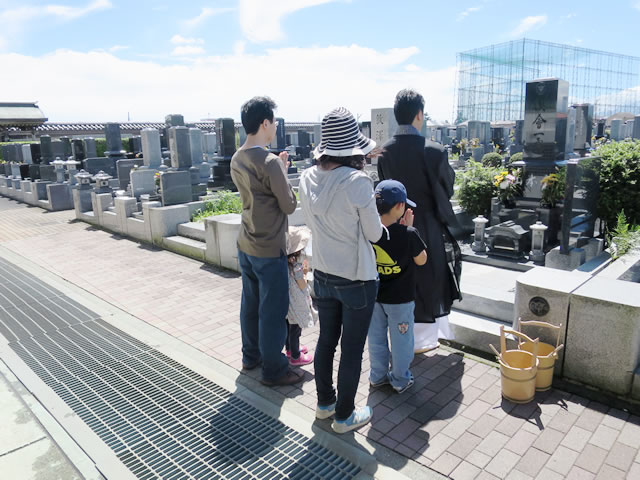 盂蘭盆会の様子