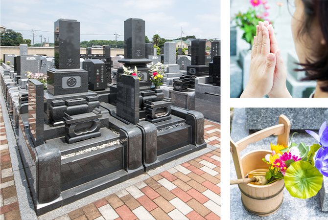 境内墓地・納⾻堂（⻄善寺墓苑）ご案内