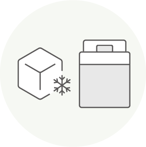 安置布団・ドライアイスのアイコン