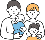 家族のイラスト